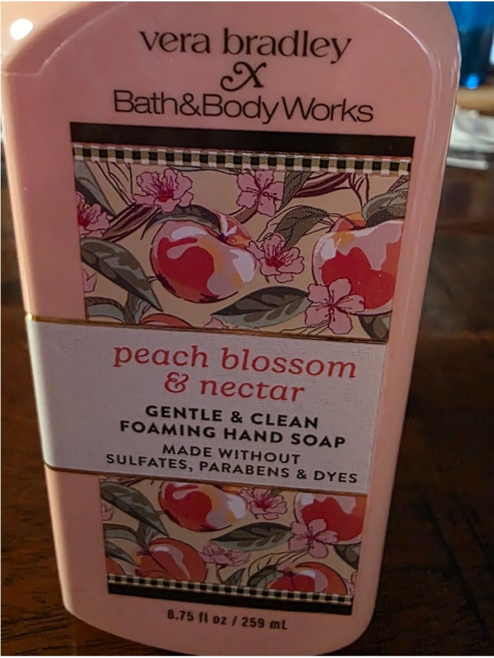 Bath & Body Works x Vera Bradley Peach Blossom & Nectar Foaming Hand Soap